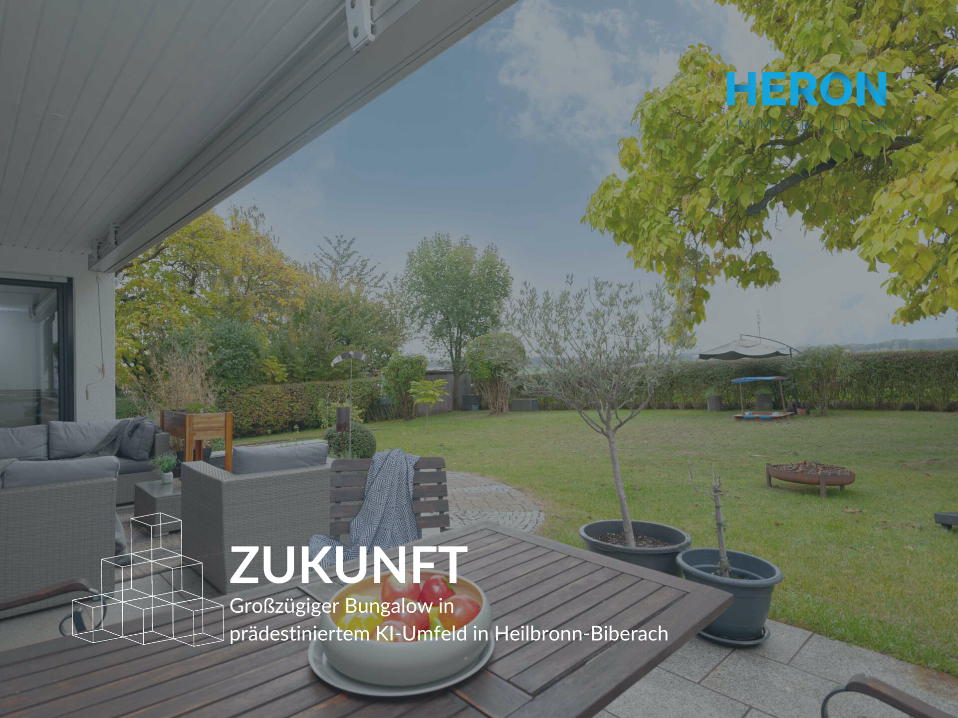 Bungalow zum Kauf 799.000 € 6 Zimmer 185 m²<br/>Wohnfläche 885 m²<br/>Grundstück Biberach - Süd Heilbronn / Biberach 74078