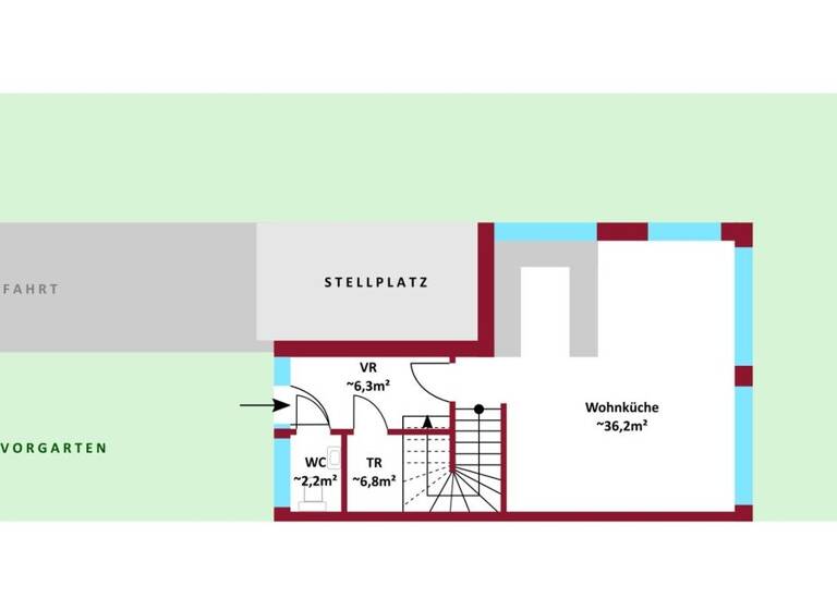 Haus zum Kauf - Erstbezug 650.000 € 5 Zimmer 147 m² Wien 1220