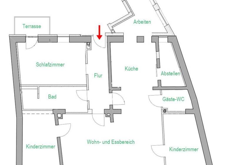 WG-Zimmer zur Miete 998 € 4 Zimmer 166 m² EG frei ab sofort Mittweida 09648