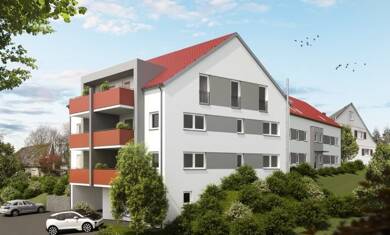 Wohnung zum Kauf - Erstbezug provisionsfrei als Kapitalanlage geeignet 327.200 € 2 Zimmer 69,6 m² Klingengasse 11 Westheim Rosengarten 74538