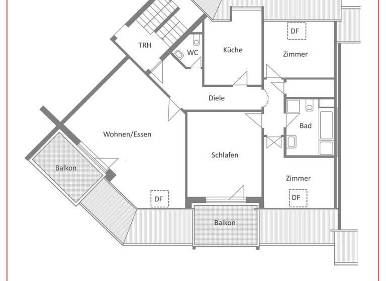 Wohnung zum Kauf 345.000 € 4 Zimmer 103 m²<br/>Wohnfläche Dachgeschoss, 3.<br/>Geschoss Rheinfelden Rheinfelden (Baden) 79618