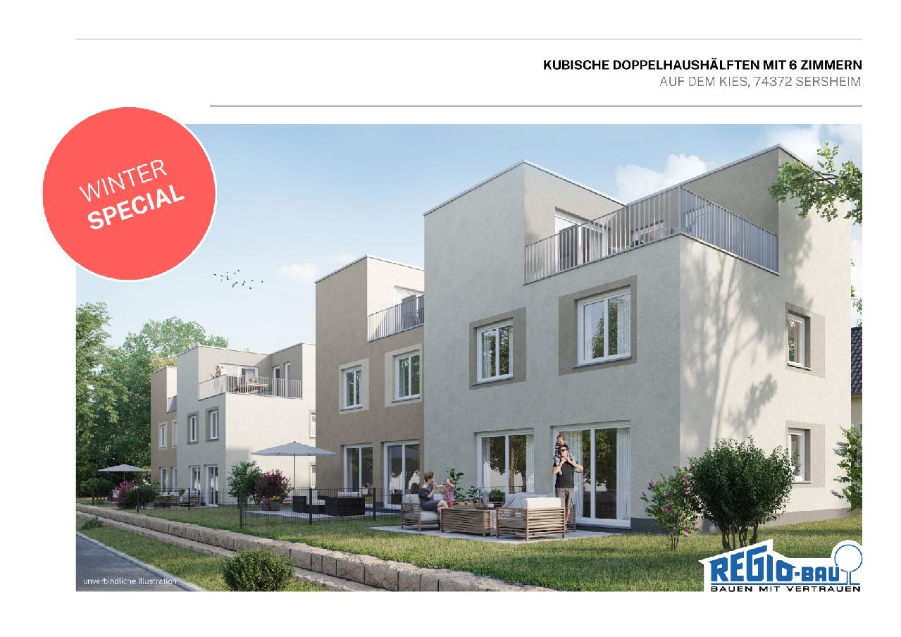 Doppelhaushälfte zum Kauf provisionsfrei 792.000 € 6 Zimmer 143 m²<br/>Wohnfläche 247 m²<br/>Grundstück Sersheim 74372