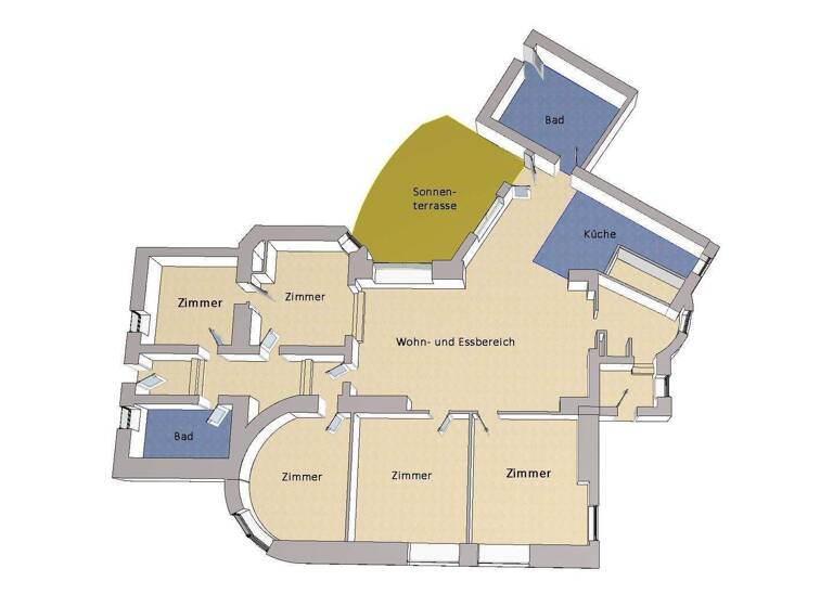 Wohnung zum Kauf 1.535.000 € 6 Zimmer 219 m² Kreuzberg Berlin 10965