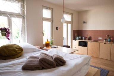 Wohnung zur Miete Wohnen auf Zeit 1.578 € 1 Zimmer 15 m² frei ab 14.03.2025 Merseburger Straße Altlindenau Leipzig 4177