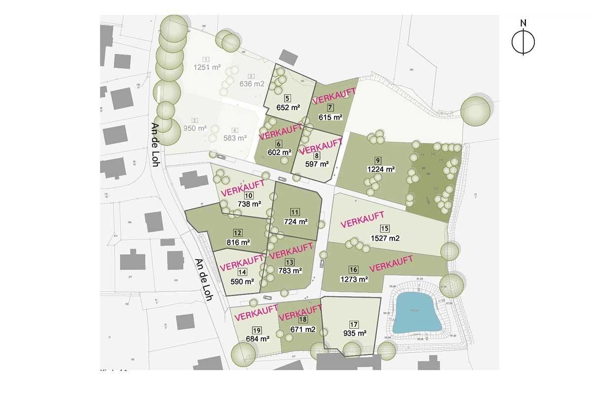 Grundstück zum Kauf provisionsfrei 392.900 € 930 m²<br/>Grundstück An de Loh 5 Kisdorf 24629