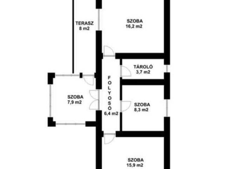 Haus zum Kauf 52.500 € 4 Zimmer 72 m² 2.093 m² Grundstück Gyugy
