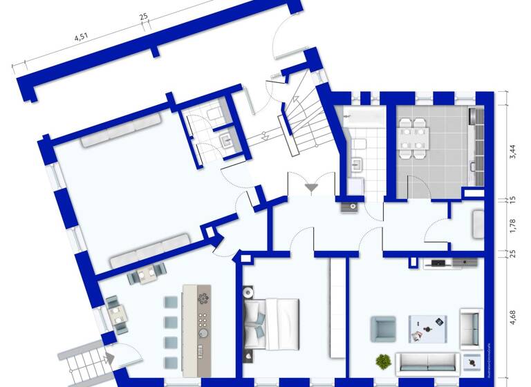 Mehrfamilienhaus zum Kauf 299.000 € 20 Zimmer 470 m² 709 m² Grundstück Hammervorstadt Plauen 08523