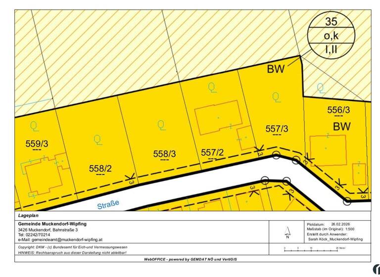 Grundstück zum Kauf 280.000 € 849 m² Grundstück Wipfing 3426