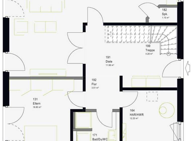 Einfamilienhaus zum Kauf - Erstbezug provisionsfrei 524.539 € 6 Zimmer 166 m² 545 m² Grundstück Lüdinghausen 59348