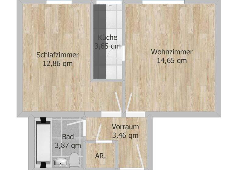 Wohnung zum Kauf 235.000 € 2 Zimmer 40 m² 3. Geschoss frei ab 01.04.2026 Heuberg II Salzburg 5023