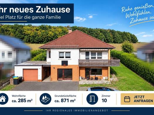 Mehrfamilienhaus zum Kauf provisionsfrei 350.000 € 10 Zimmer 285 m² 871 m² Grundstück Lenderscheid Frielendorf 34621