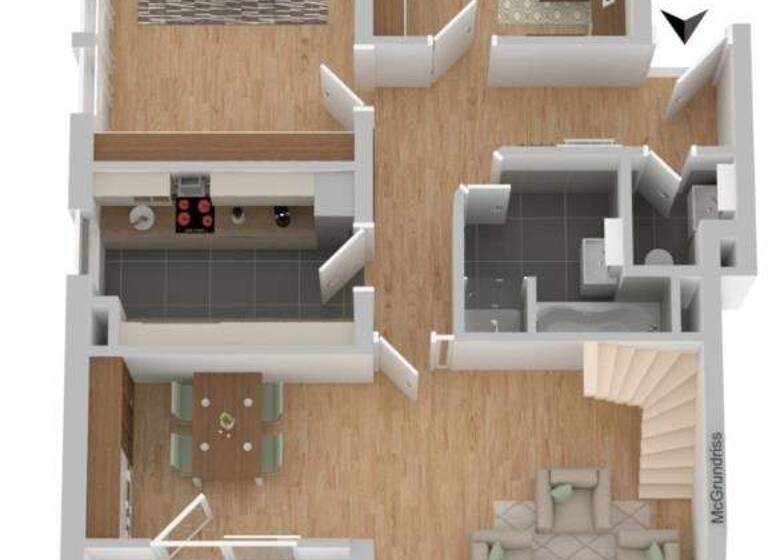 Wohnung zum Kauf provisionsfrei 263.000 € 5 Zimmer 113,4 m² 3. Geschoss Heilbronner Straße 81 Mergelstetten Heidenheim 89522