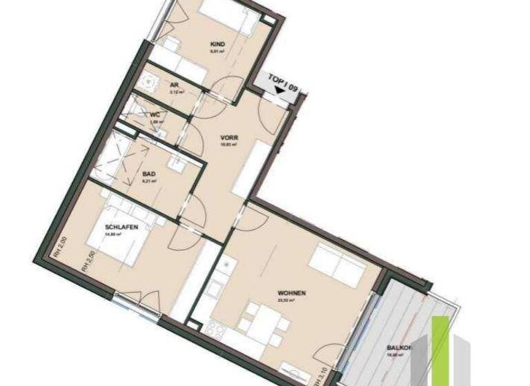 Wohnung zur Miete 1.290 € 3 Zimmer 69 m² frei ab 01.06.2026 Palting 5163