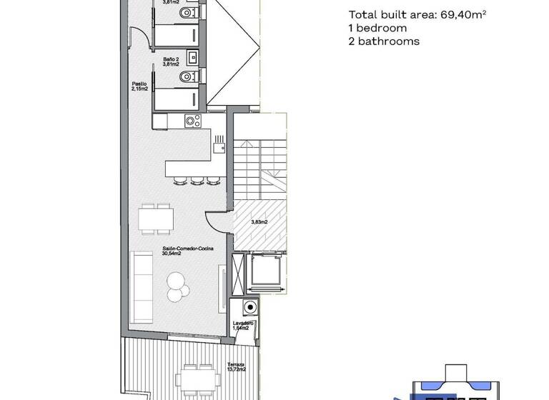 Sonstiges zum Kauf provisionsfrei 272.000 € 1 Zimmer 69 m² Torrevieja