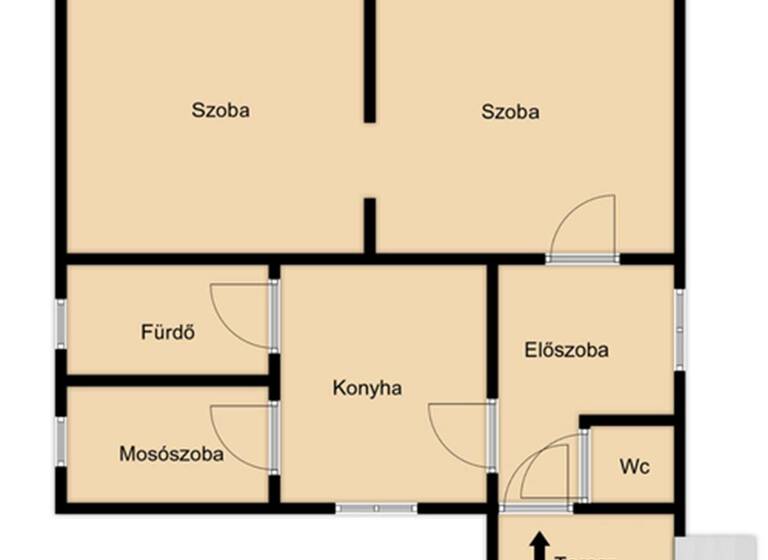 Einfamilienhaus zum Kauf 82.500 € 2 Zimmer 62 m² 607 m² Grundstück frei ab sofort Dombóvár