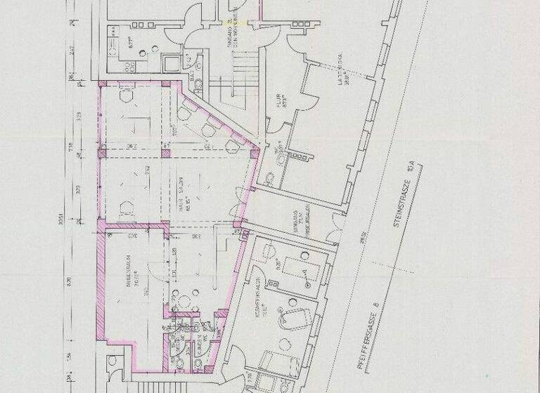 Mehrfamilienhaus zum Kauf als Kapitalanlage geeignet 799,5 m² 697 m² Grundstück Pfeiffersgasse 8-8a Altstadt Erfurt 99084