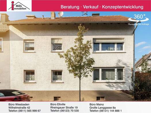 Mehrfamilienhaus zum Kauf 430.000 € 9 Zimmer 188 m² 375 m² Grundstück Rüdesheim am Rhein Rüdesheim am Rhein 65385