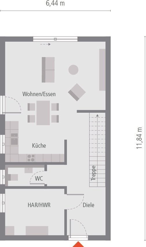 Doppelhaushälfte zum Kauf 414.900 € 4 Zimmer 122,7 m²<br/>Wohnfläche 870 m²<br/>Grundstück Weida Riesa 01587