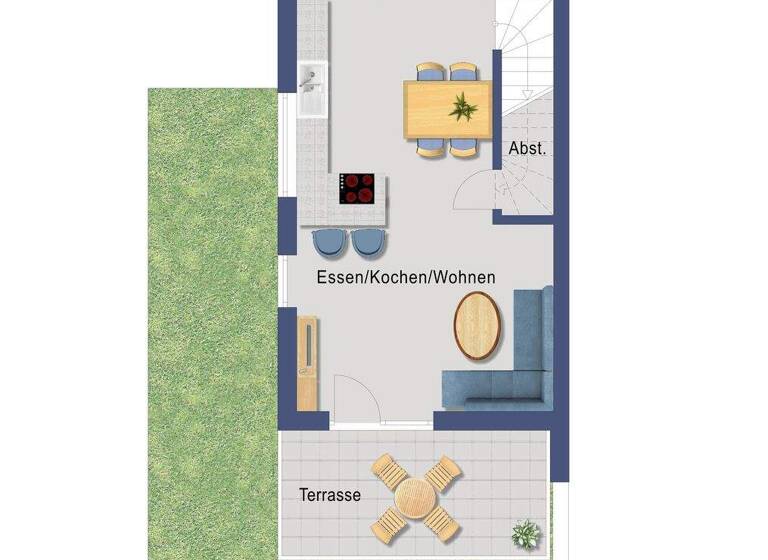 Reihenendhaus zum Kauf - Erstbezug provisionsfrei 675.000 € 5 Zimmer 153,8 m² 1 m² Grundstück Wolfgang Landshut 84032