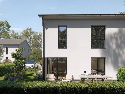 Doppelhaushälfte zum Kauf - Erstbezug provisionsfrei 449.500 € 4 Zimmer 117,3 m² 262 m² Grundstück Bernau Bernau bei Berlin 16321