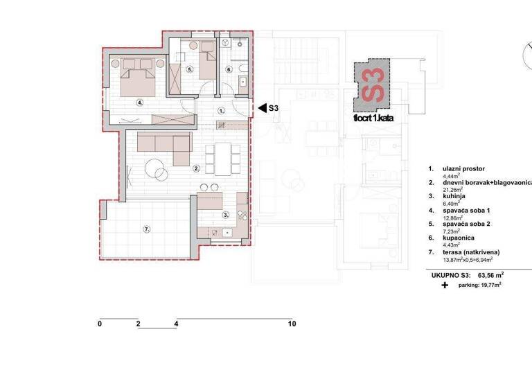 Wohnung zum Kauf 323.000 € 3 Zimmer 1. Geschoss Primosten 22202