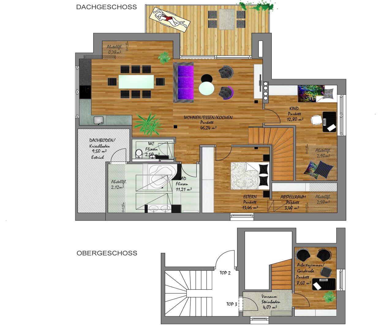 Wohnung zur Miete 1.809 € 3,5 Zimmer 110 m²<br/>Wohnfläche Heuberg II Salzburg 5023