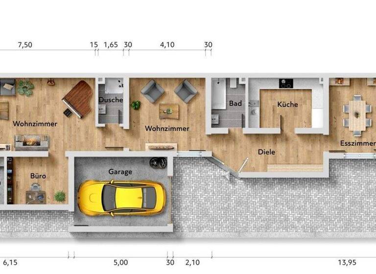 Doppelhaushälfte zum Kauf 349.000 € 7,5 Zimmer 156 m² 671 m² Grundstück frei ab sofort Sehrbruchskamp 12 Herne-Mitte Herne, Herne-Mitte 44625