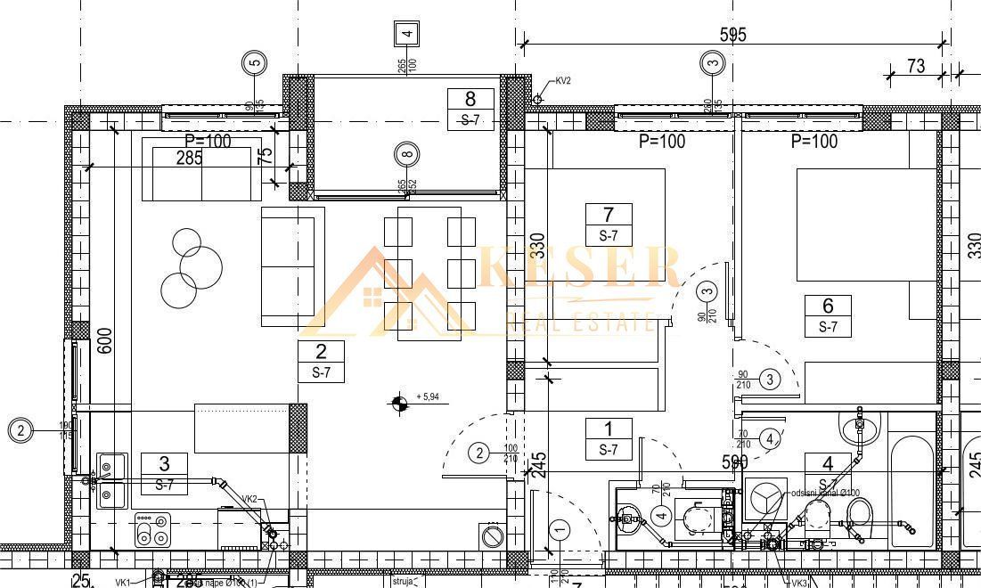 Wohnung zum Kauf 310.000 € 3 Zimmer 67 m²<br/>Wohnfläche 1.<br/>Geschoss Mali Losinj 51553