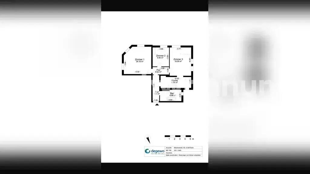 Wohnung zur Miete Tauschwohnung 659 € 3 Zimmer 86 m² 3. Geschoss Friedrichshagen Berlin 12587