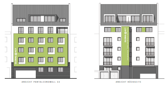 Wohnung zum Kauf provisionsfrei 169.000 € 1 Zimmer 25,9 m²<br/>Wohnfläche EG<br/>Geschoss Altstadt - Süd Köln 50676