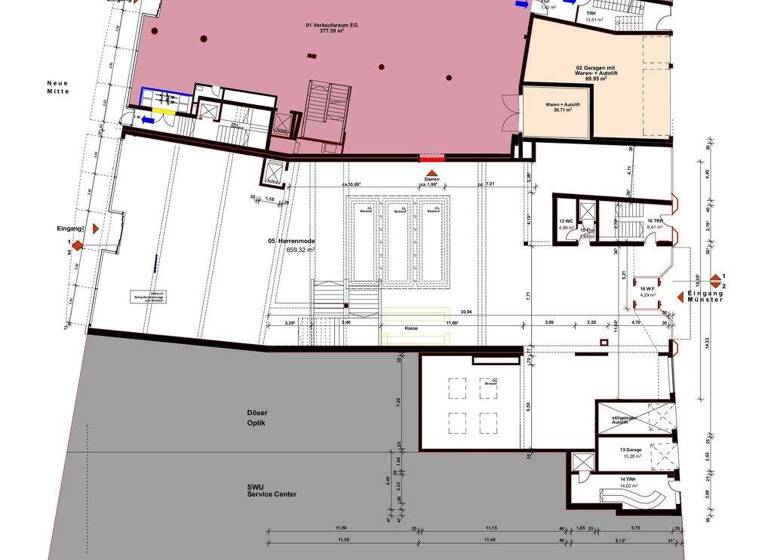 Ausstellungsfläche zur Miete provisionsfrei 25.000 € 866,5 m² Verkaufsfläche Mitte Ulm 89073