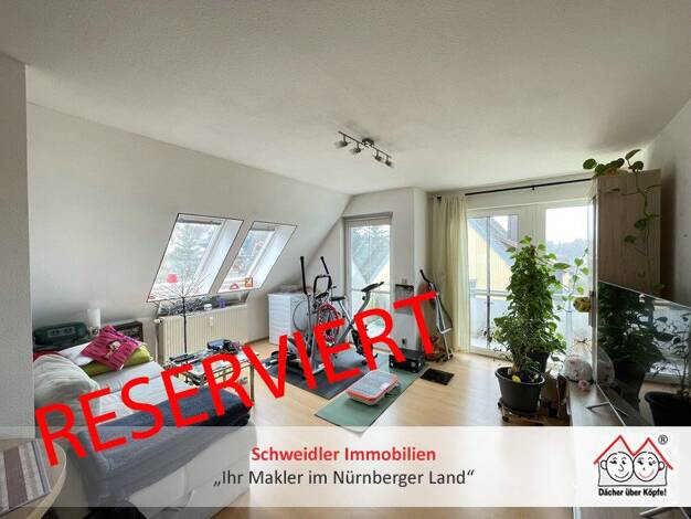 Wohnung zum Kauf 114.000 € 2 Zimmer 39,7 m² Dachgeschoss Cadolzburg Cadolzburg 90556
