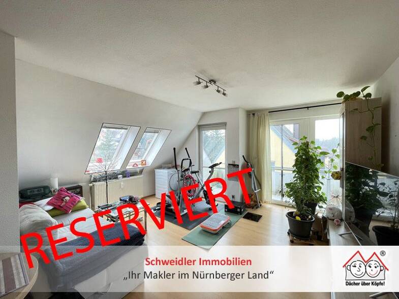 Wohnung zum Kauf 114.000 € 2 Zimmer 39,7 m² Dachgeschoss Cadolzburg Cadolzburg 90556