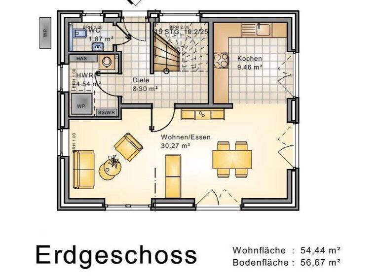 Einfamilienhaus zum Kauf 476.275 € 4 Zimmer 108 m² 315 m² Grundstück Bürgerfelde Oldenburg 26127