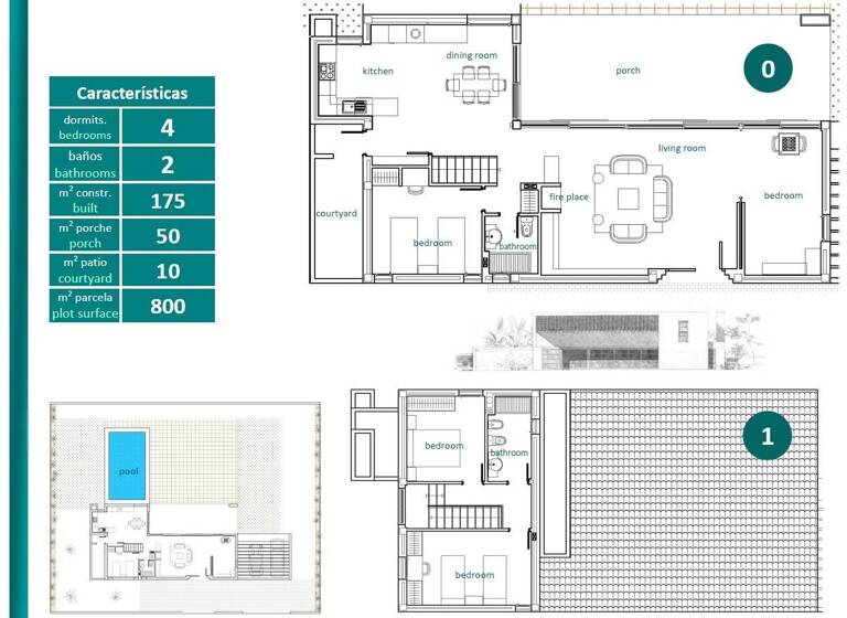Villa zum Kauf provisionsfrei 725.000 € 5 Zimmer 176 m² 800 m² Grundstück Calle Peraleja Vial 3 Sucina 30590
