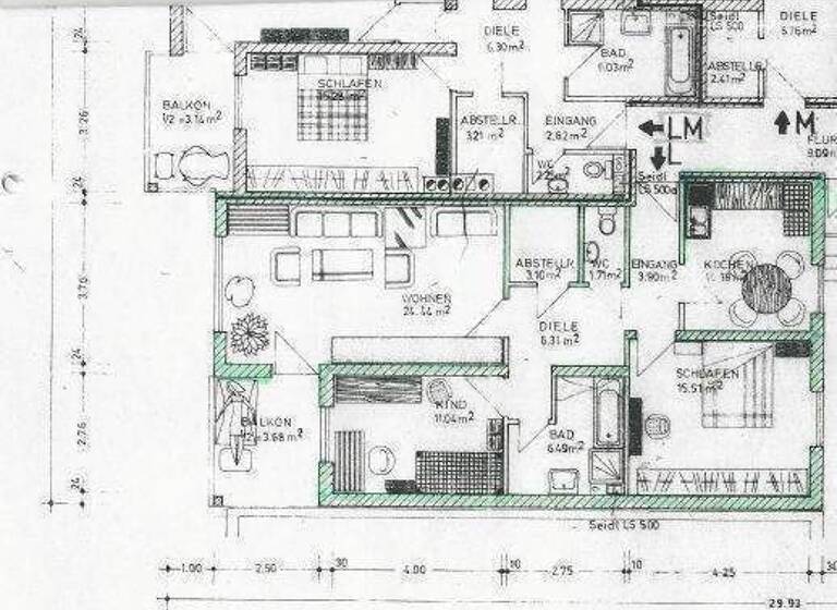 Wohnung zum Kauf 287.200 € 3 Zimmer 84 m² 1. Geschoss Waldkraiburg 84478