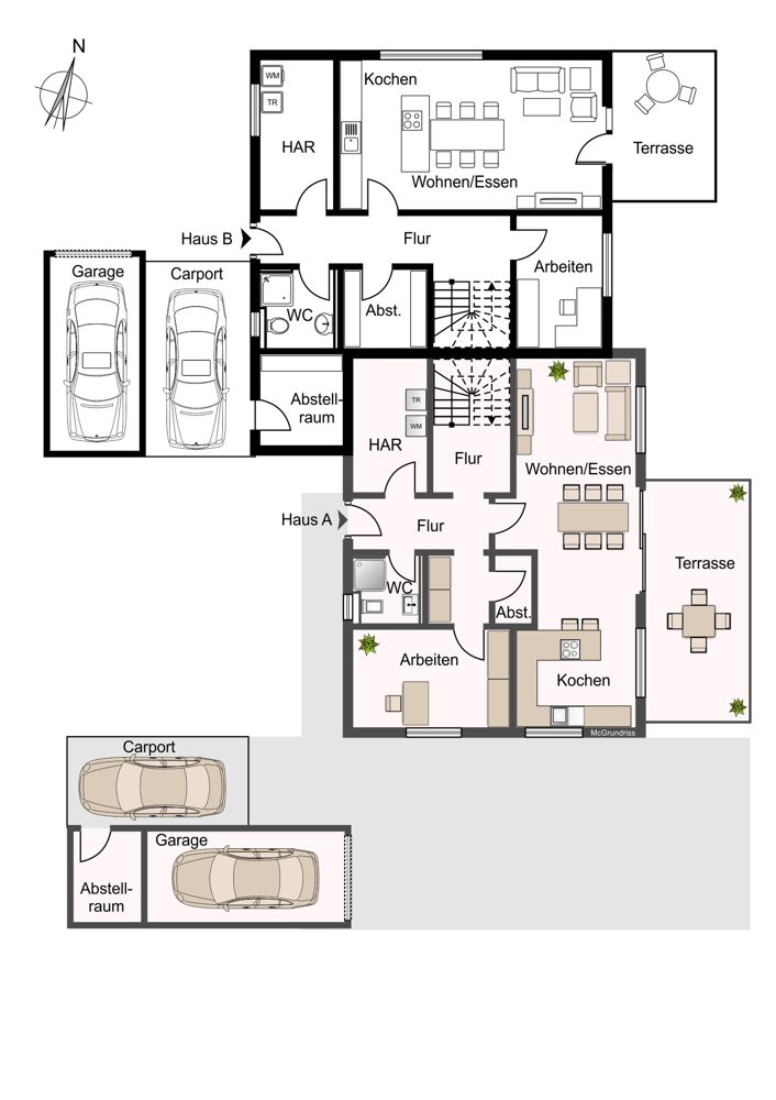 Doppelhaushälfte zum Kauf provisionsfrei 6 Zimmer 172,3 m²<br/>Wohnfläche 339 m²<br/>Grundstück Deutenbach Stein 90547