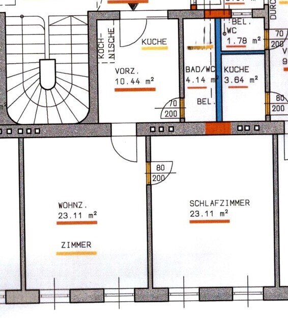 Wohnung zum Kauf 188.000 € 2 Zimmer 60,8 m²<br/>Wohnfläche EG<br/>Geschoss Wien 1210