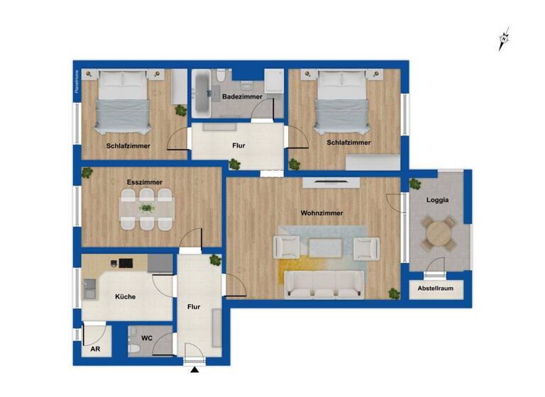 Wohnung zum Kauf 385.000 € 4 Zimmer 102,5 m² 3. Geschoss Weißkirchen Oberursel 61440