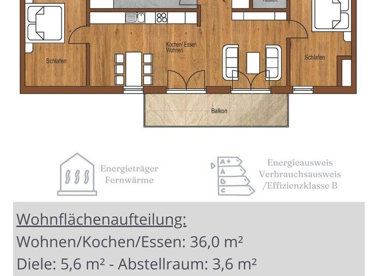 Wohnung zum Kauf provisionsfrei 624.750 € 3 Zimmer 93,5 m² Marktplatz 10 Grabenstätt 83355