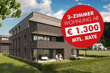 Terrassenwohnung zum Kauf provisionsfrei 478.800 € 3 Zimmer 74,5 m² 1. Geschoss Pfäfersweg 8, 8a, 8b, 8c Rankweil 6830