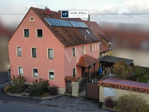 Einfamilienhaus zum Kauf 295.000 € 6 Zimmer 250 m² 472 m² Grundstück Kaltensondheim Biebelried / Kaltensondheim 97318