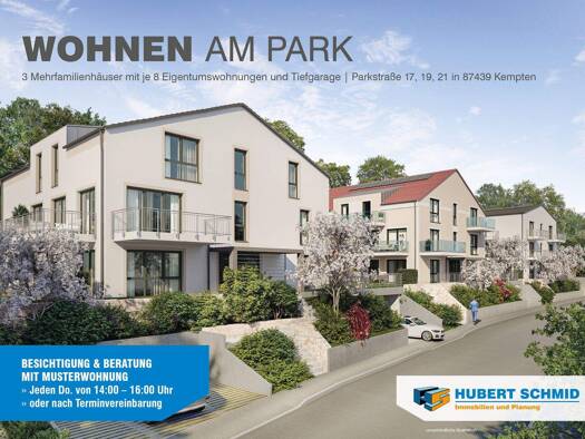 Wohnung zum Kauf provisionsfrei 696.000 € 3 Zimmer 93 m² 1. Geschoss Parkstraße 19 Kempten Kempten (Allgäu) 87439