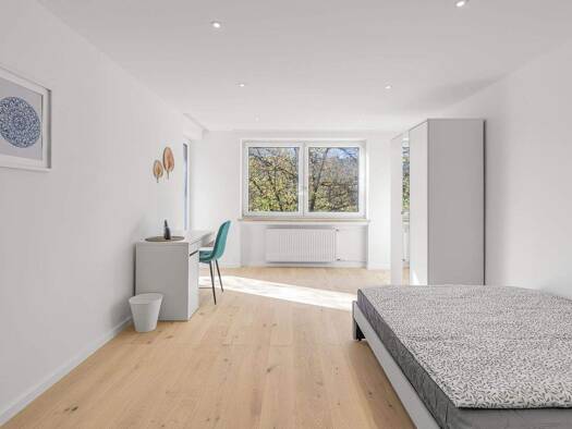 WG-Zimmer zur Miete Wohnen auf Zeit 800 € 14,9 m² 1. Geschoss frei ab sofort Schwabing-Freimann München 80939