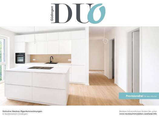 Wohnung zum Kauf - Erstbezug provisionsfrei 433.100 € 3,5 Zimmer 108,3 m² St Arnual Saarbrücken 66119