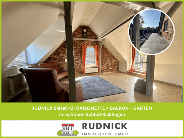 Maisonette zur Miete 1.390 € 4 Zimmer 120 m² 1. Geschoss Schloß Ricklingen Garbsen 30826