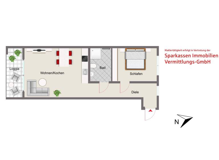 Wohnung zum Kauf provisionsfrei 319.900 € 2 Zimmer 57,6 m²<br/>Wohnfläche Weiden Weiden 92637