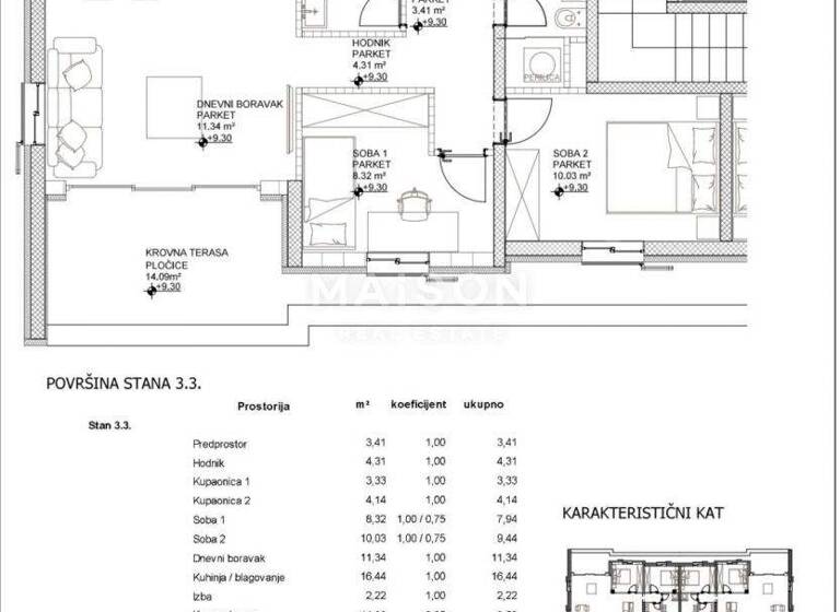 Wohnung zum Kauf 410.000 € 3 Zimmer 3. Geschoss Cres 51557