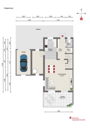 Doppelhaushälfte zum Kauf 590.000 € 4 Zimmer 125 m²<br/>Wohnfläche 376 m²<br/>Grundstück Theißing Großmehring 85098