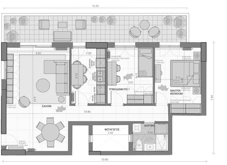 Studio zum Kauf 400.000 € 3 Zimmer 86 m² 3. Geschoss Korfu